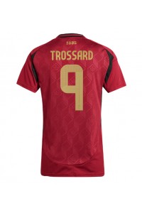 België Leandro Trossard #9 Voetbaltruitje Thuis tenue Dames EK 2024 Korte Mouw